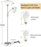 RISLG Floor Lamp, Dimmable Standing lamp, Stepless Dimming Brightness, Included - Image 5