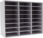 Literature Organizer with 24 Compartments | Adjustable Desktop File Sorter Mail - Image 6