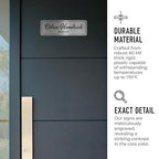 Custom Wall or Door Sign, Personalized Plaque Engraved Message - Image 3