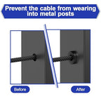 BLIKA Upgraded 100 Pack Stainless Steel Black Protector Sleeves - Image 5