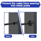 BLIKA Upgraded 40 Pack Stainless Steel Black Protector Sleeves - Image 5