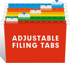 Hanging File Folders, RAZCC 30 Pack Reinforced Hanging Folders Letter Size - Image 3