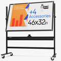 Rolling Dry Erase Board 46 x 32 by KAMELLEO