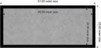 Amanti Art Black Framed Magnetic Board 23x51 Oversize Vision Board - Image 4