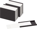 LLPT Magnetic Label Holder 2” x 1” 26 Packs C Channel 300g White Paper Cards by LLPT-AllAboutAdhesiveTapes