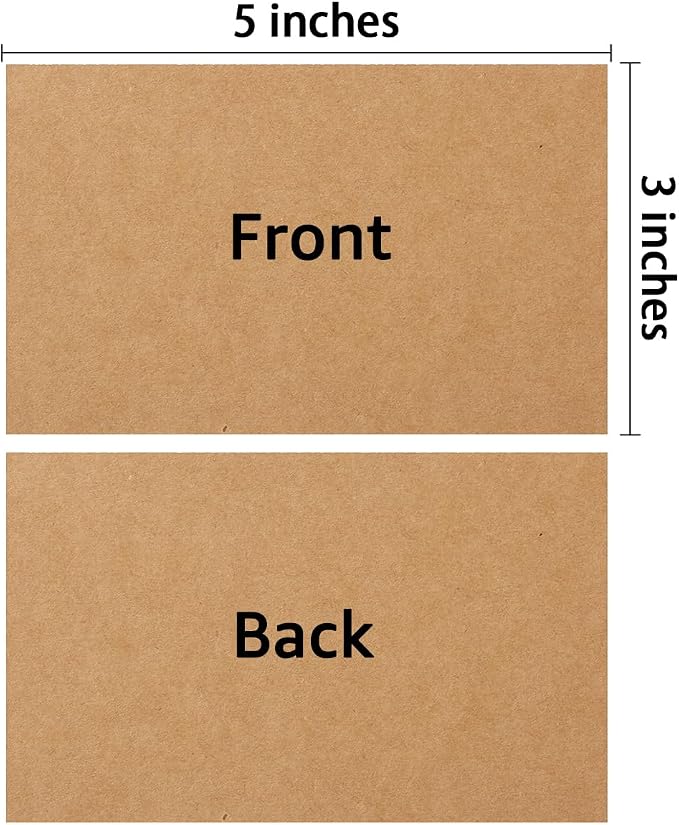 50 Sheets Blank Cardstock Paper 250 GSM Thick Heavy Cards Stock - Image 2