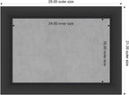 Amanti Art Black Framed Magnetic Board 21x29 Medium Vision Board - Image 2