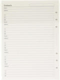 Filofax A5 Name/Address/Phone/Fax by Filofax