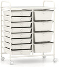 LDAILY 12 Drawer Rolling Storage Cart, Rolling Cart by LDAILY