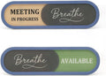In a Meeting Office Door Sign by WSNIHO
