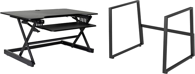 Rocelco 40" Large Height Adjustable Standing Desk by Rocelco