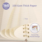 Oneirom Spiral Notebook-6.10" x 8.19" College Ruled Journal - Image 3