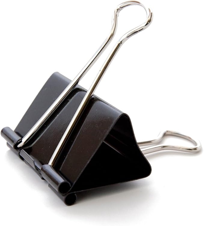 U Brands Binder Clips, Large 2-Inch Width, 1-Inch Paper Holding Capacity - Image 2