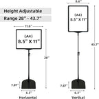 ONCEMORE Sign Holder, 8.5 x 11 Inch Sign Stand - Image 4