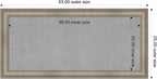 Amanti Art Silver Framed Magnetic Board 25x53 Oversize Vision Board - Image 3