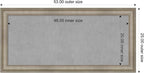 Amanti Art Silver Framed Magnetic Board 25x53 Oversize Vision Board - Image 4