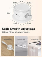 Magnetic Cable Clips, Adjustable Cord Holder Management, Adhesive Wire Keeper - Image 3