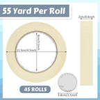 Fainne Masking Tape Bulk General Purpose Masking Painting Tape 55 Yards - Image 2