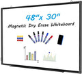 H-Qprobd 48"x30" Magnetic White Board Dry Erase Wall Mount Whiteboard by H-Qprobd