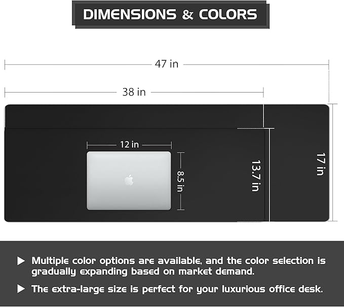 Aothia Leather Desk Pad Protector - Image 3