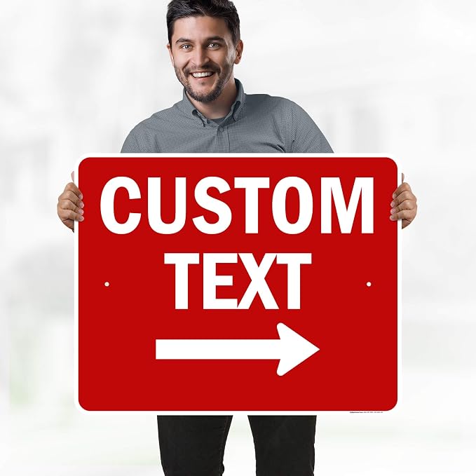 Custom Arrow, Custom Directional Sign, Right Arrow, 24x30 Inches, Rust Free - Image 2