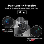 AV Access 4K Conference Room Camera, Dual Lens Cam, 3X Optical/5X Digital Zoom - Image 2