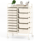 GLACER 15 Drawers Rolling Cart, Storage Cart by GLACERGrowupinhappiness