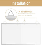 60"X 48" Large Magnetic Dry Erase Whiteboard, Wall Hanging Board - Image 9