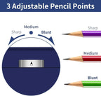 AFMAT Electric Pencil Sharpener Heavy Duty, Colored Pencil Sharpners - Image 5
