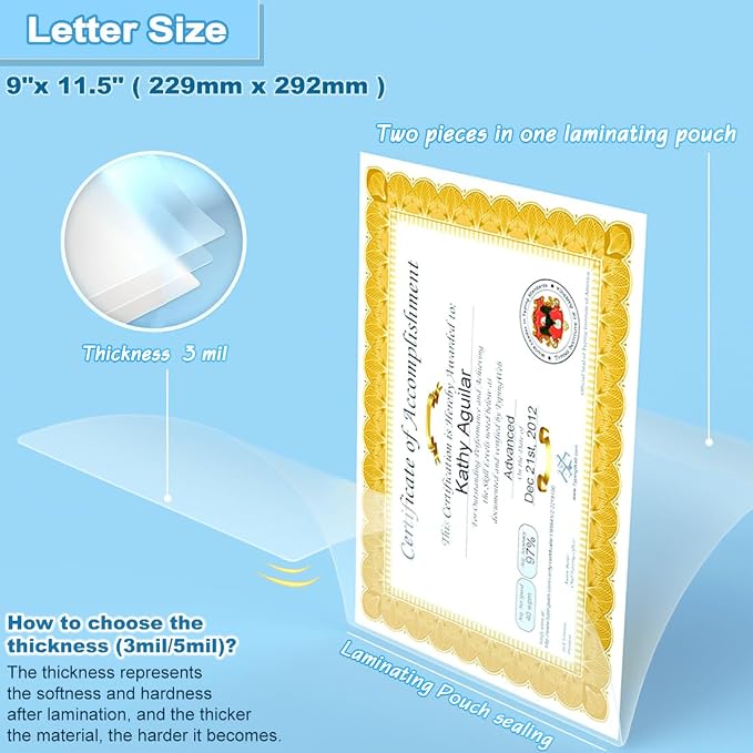 Laminating Pouches, Universal Lamination Paper - Image 2