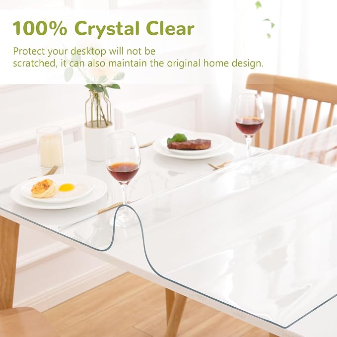 Eisdroma 60x96 Inch Clear Table Cover - Image 5