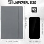 Honoson 20 Pack Lined Journal Notebooks A5 Hardcover Executive Notebook 5.5" x - Image 2