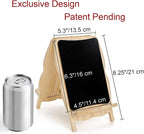 Tosnail 2 Pack Small Framed Tabletop Chalkboard Signs, 5 x 8 Inches - Image 2