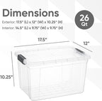 Superio Clear Storage Boxes - Image 2
