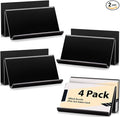 4 Pack 3x5 Index Card Display Holder Acrylic Cards Holder Stand Acrylic by SHIQIKEJIPTY