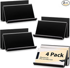 4 Pack 3x5 Index Card Display Holder Acrylic Cards Holder Stand Acrylic by SHIQIKEJIPTY