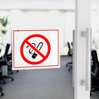 PecMuikee Horizontal Acrylic Sign Holder 8.5x11, Wall Mount Acrylic Sign Holder - Image 7