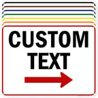Custom Arrow, Custom Directional Sign, Right Arrow, 18x24 Inches, 55 mil thick by MySignCenter