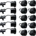 ZCZQC 15PCS Round Cable Release Sleeve Gaskets Round Stress Relief Sleeves by ZCZQC
