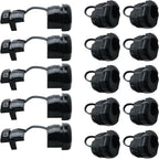 ZCZQC 15PCS Round Cable Release Sleeve Gaskets Round Stress Relief Sleeves by ZCZQC