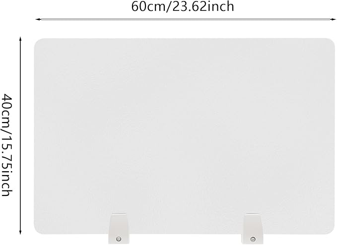 4PCS Desk Dividers Office Partitions, Privacy Desk Panel Protective, Frosted - Image 5