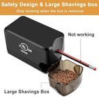 AFMAT Electric Pencil Sharpener, Heavy Duty Pencil Sharpener - Image 5