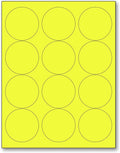 NextDayLabels - 8-1/2 x 11 Neon Color High Light Fluorescent Labels by NextDayLabels