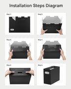 Oterri Cardboard File Organizer Box - Image 4