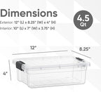Superio Clear Storage Boxes - Image 2