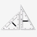Magnetic Geometry Tool, Protractor, Triangle Rulers Easy Attachment Blackboard by CAQ