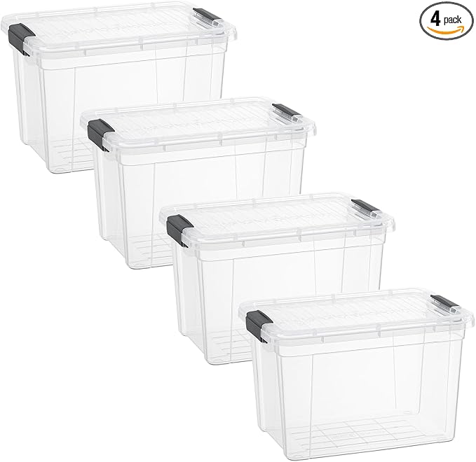 Superio Clear Storage Boxes by Superio