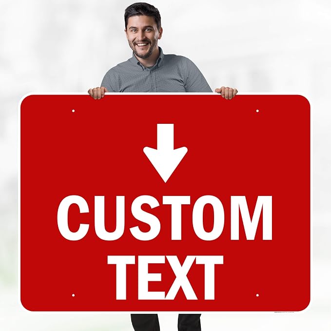 Custom Arrow, Custom Directional Sign, Down Arrow, 36x48 Inches, Rust Free - Image 2
