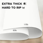 110lb White Cardstock 8.5x11, Goefun 100 Sheets Heavyweight White Card Stock - Image 4