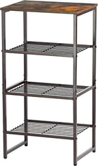 GEORIS 4 Tier Printer Stand, Spacious Floor Mount, Industrial, Printer Table by GEORIS